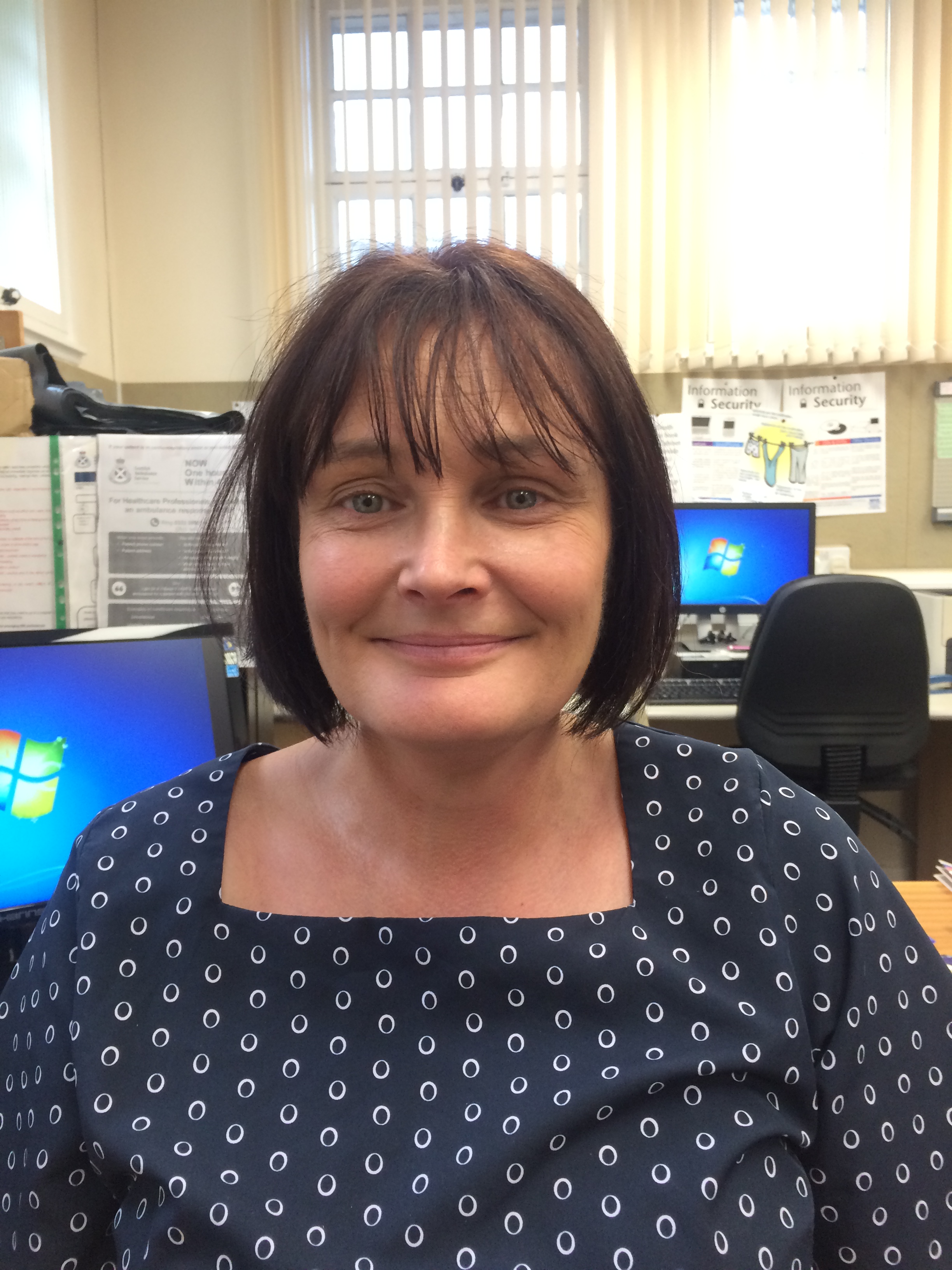 Mrs Charlotte Miller, a member of staff at Langholm Medical Partnership.