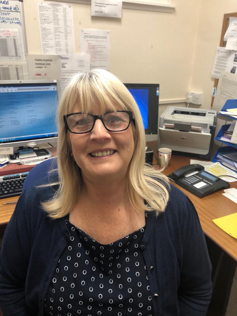 Mrs Fiona Hogg, a member of staff at Langholm Medical Partnership.